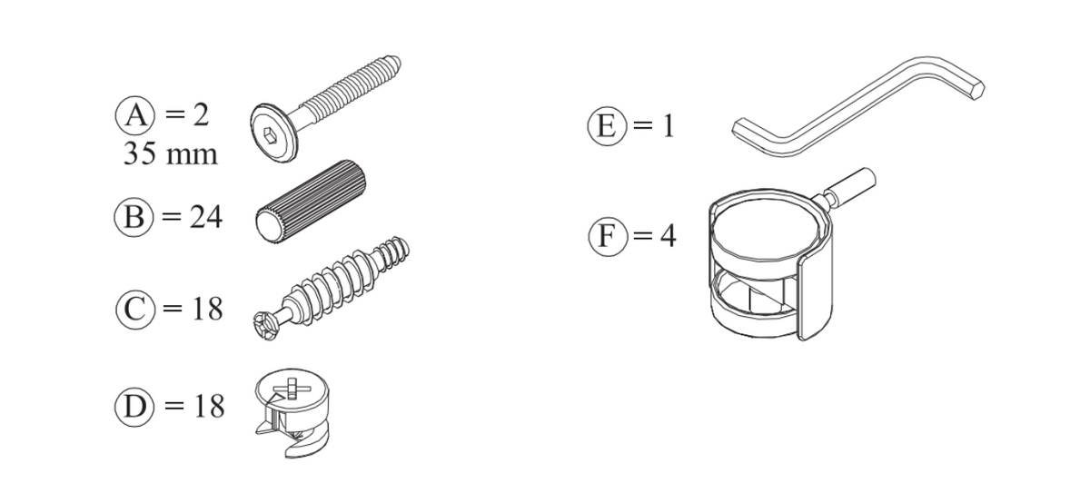 Fittings pack Lukas Changing Unit