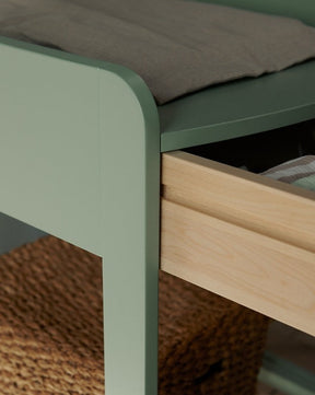 Changing Table Wave Light green. Part assembled