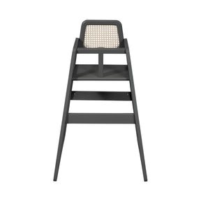 Highchair Rattan Seal Grey